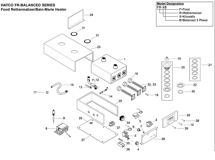 Food Rethermalizer/Bain-Marie Heater