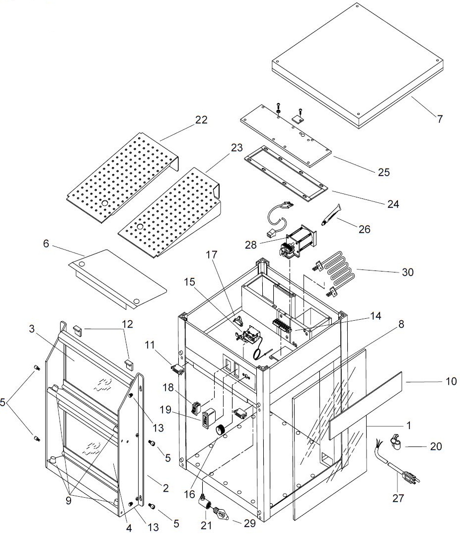 FST-1-MN Parts List