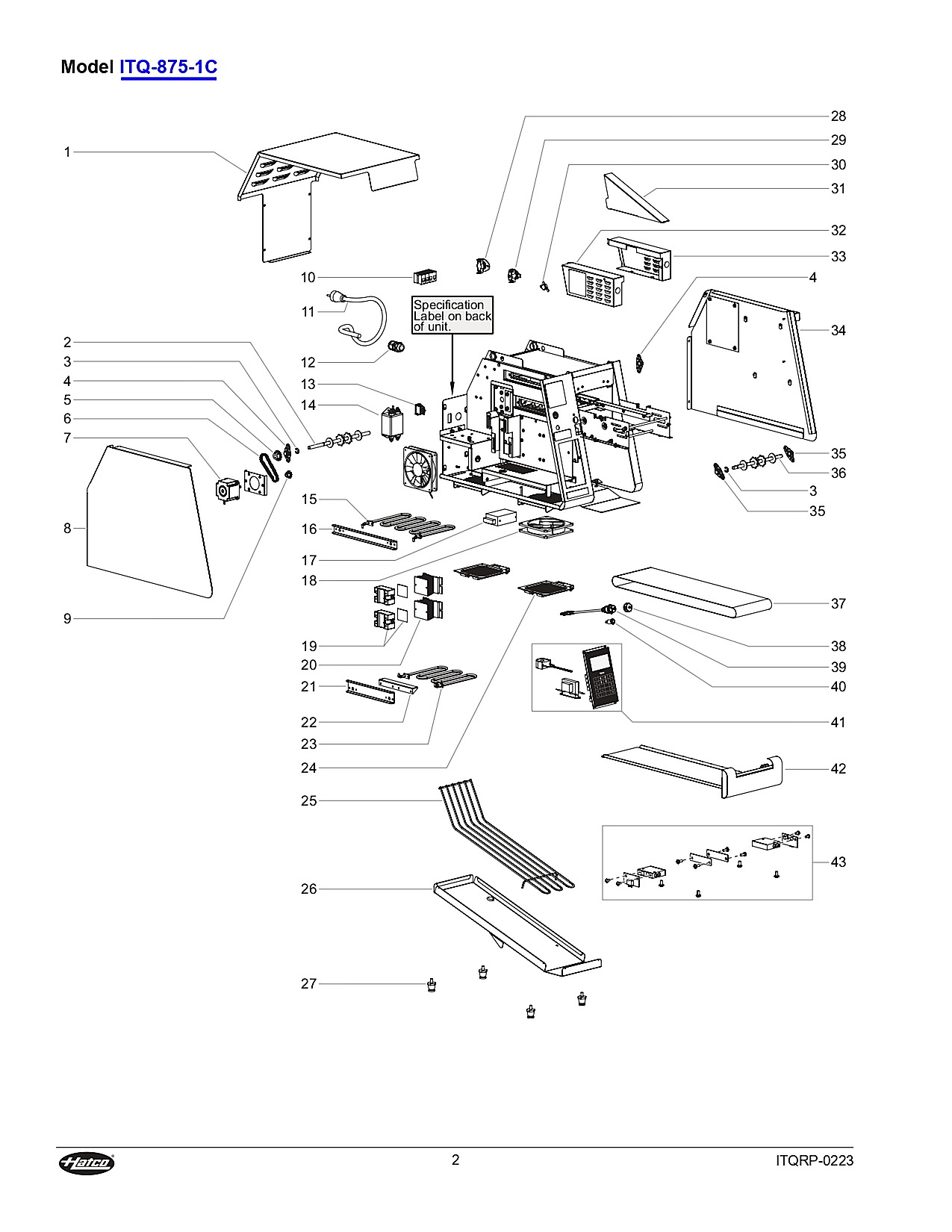 Model ITQ-875-1C