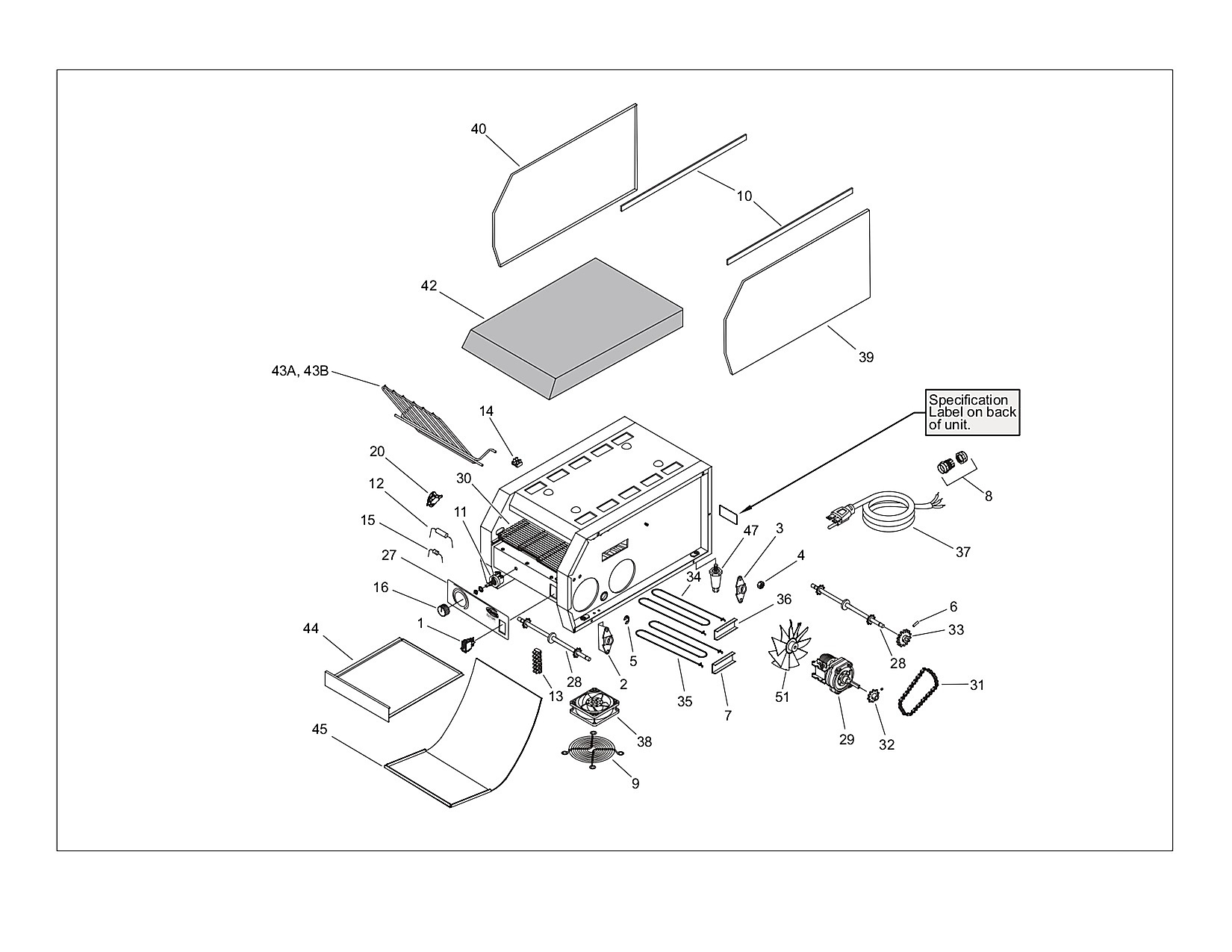 Parts Specific To Model TQ-10