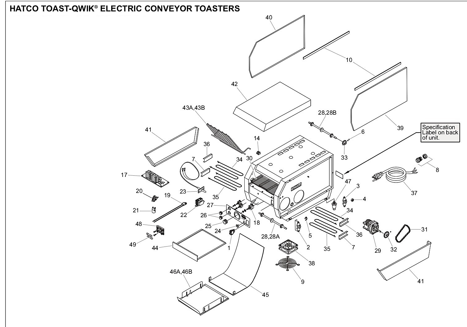 PARTS SPECIfIC