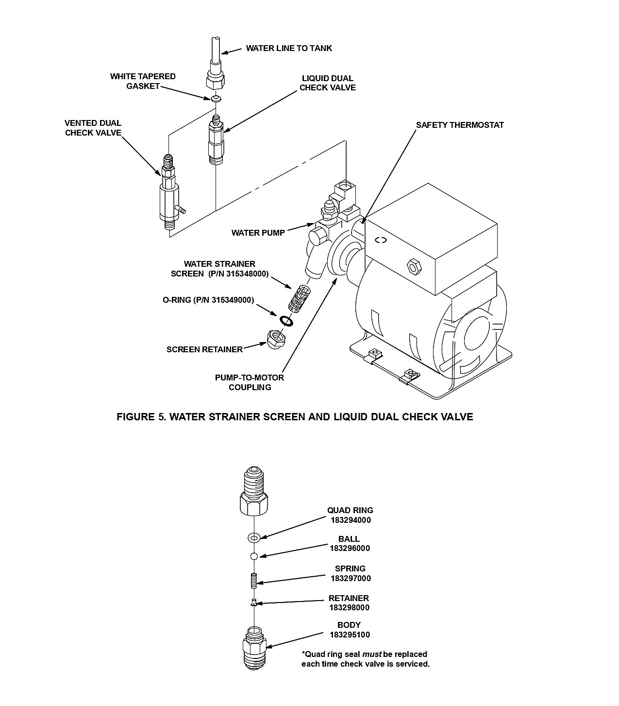 CARBONATOR ASSEMBLY COMPONENTS