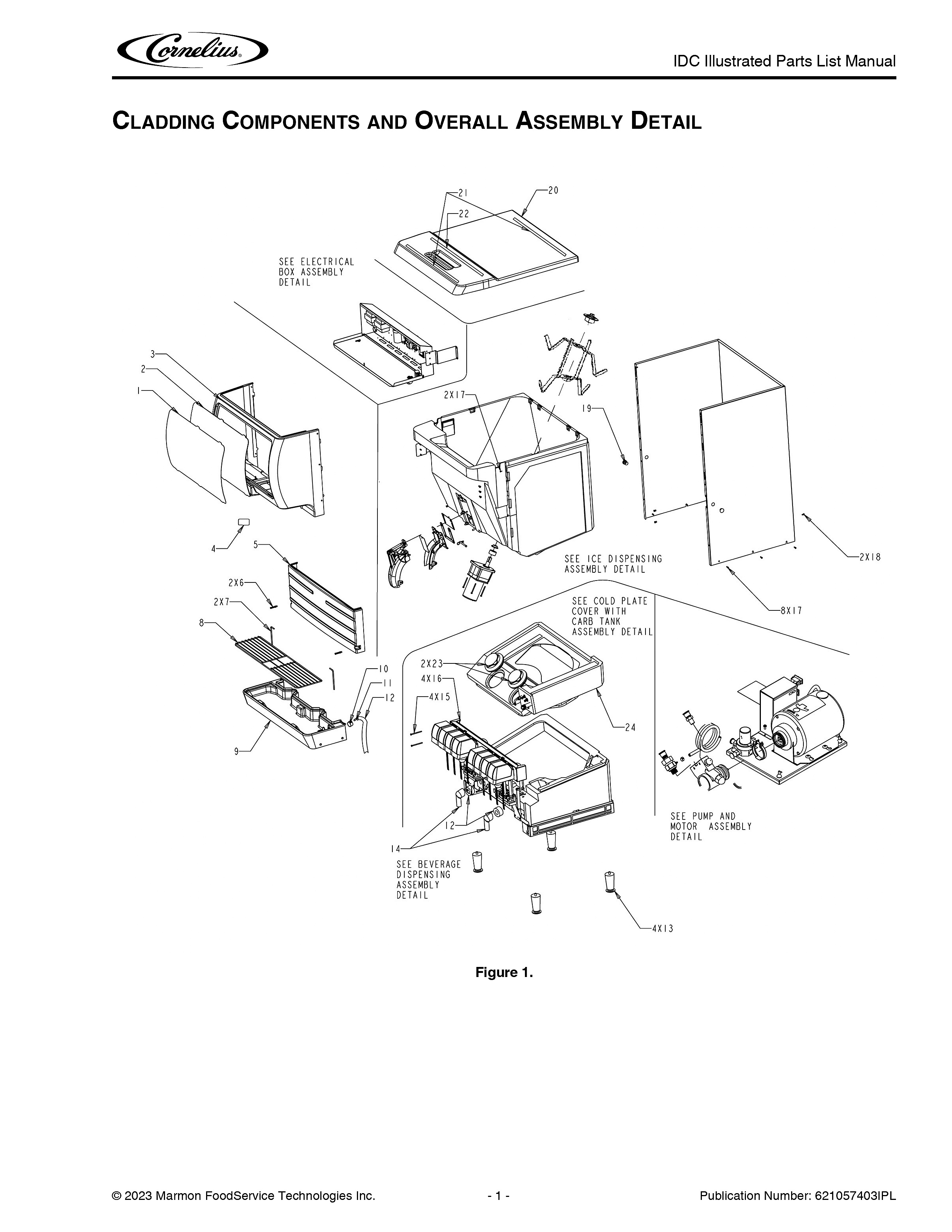 CLADDING COMPONENTS AND OVERALL ASSEMBLY DETAIL