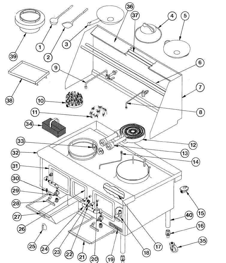 ICRA-1 Chinese Ranges Parts List