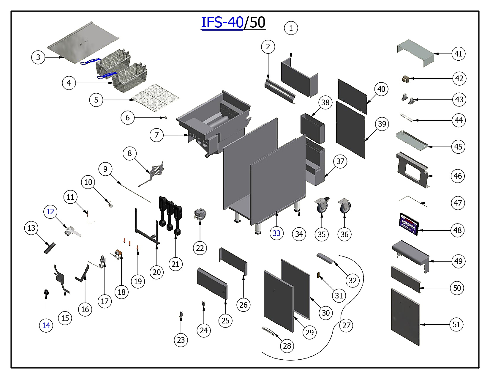 IFS-40/50 Fryer
