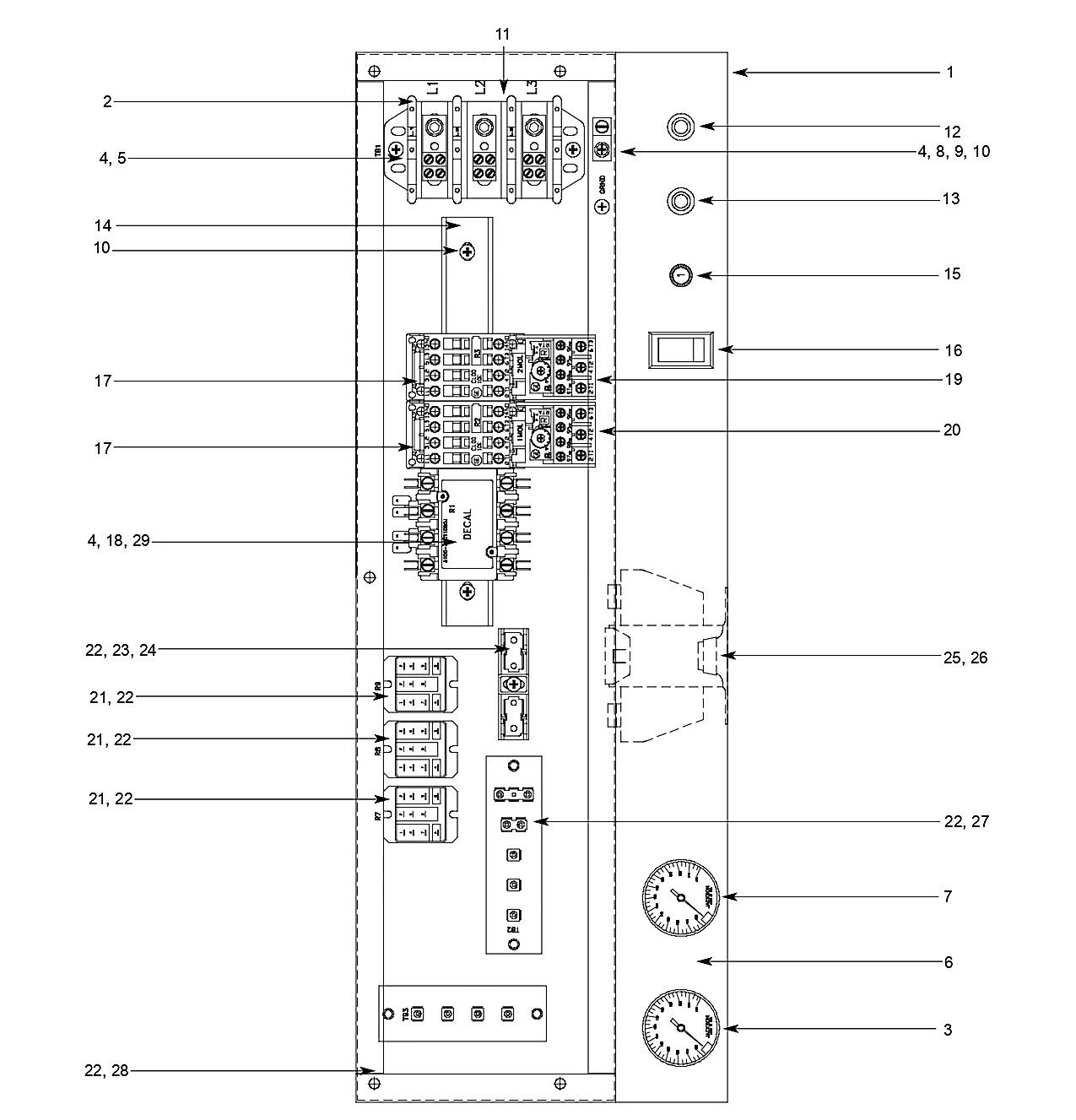 AJ-44 CONTROL BOX ASSEMBLY