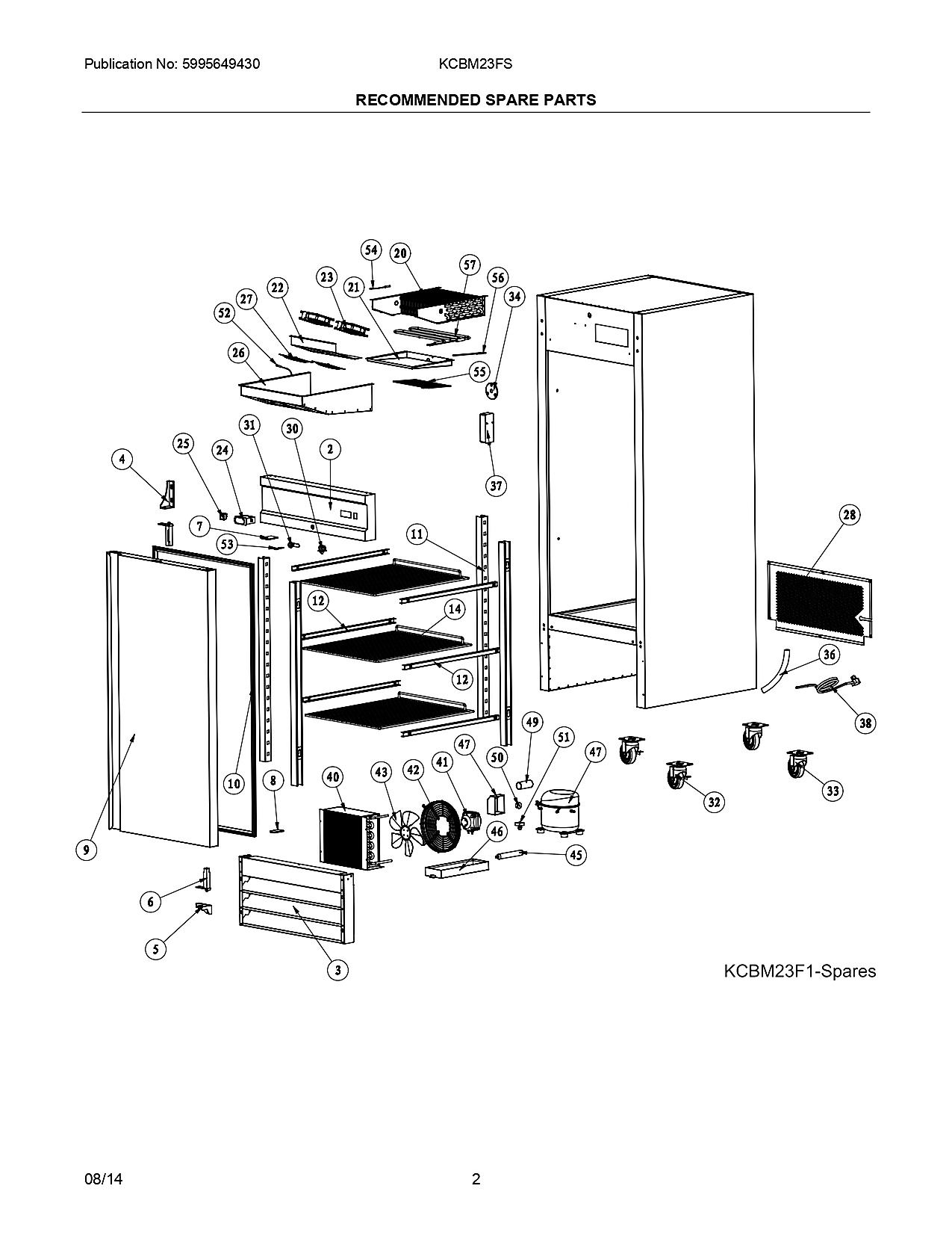 RECOMMENDED SPARE PARTS