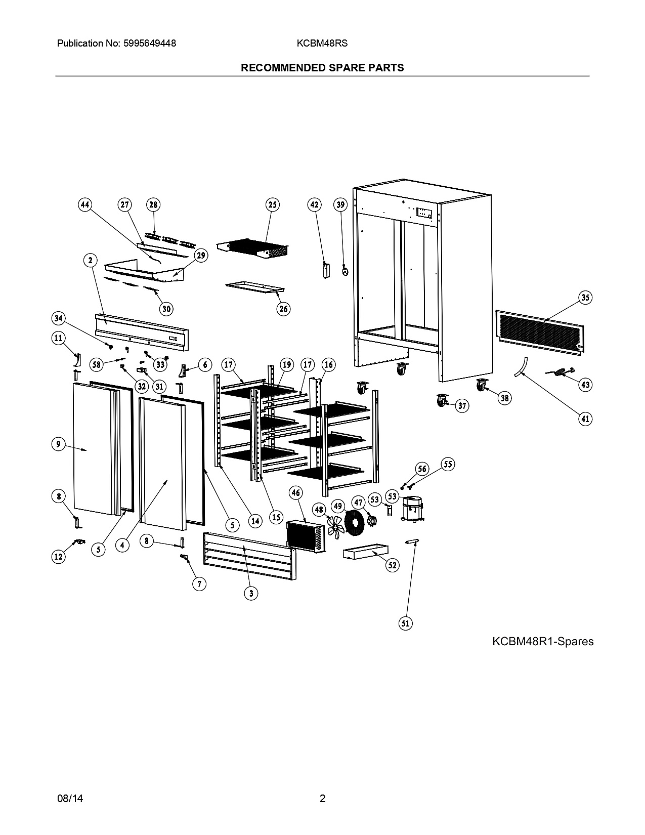 RECOMMENDED SPARE PARTS