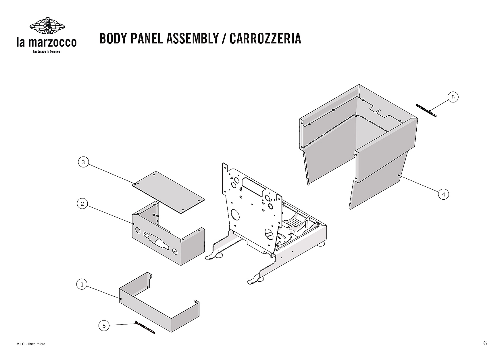 BODY PANEL ASSEMBLY / CARROZZERIA