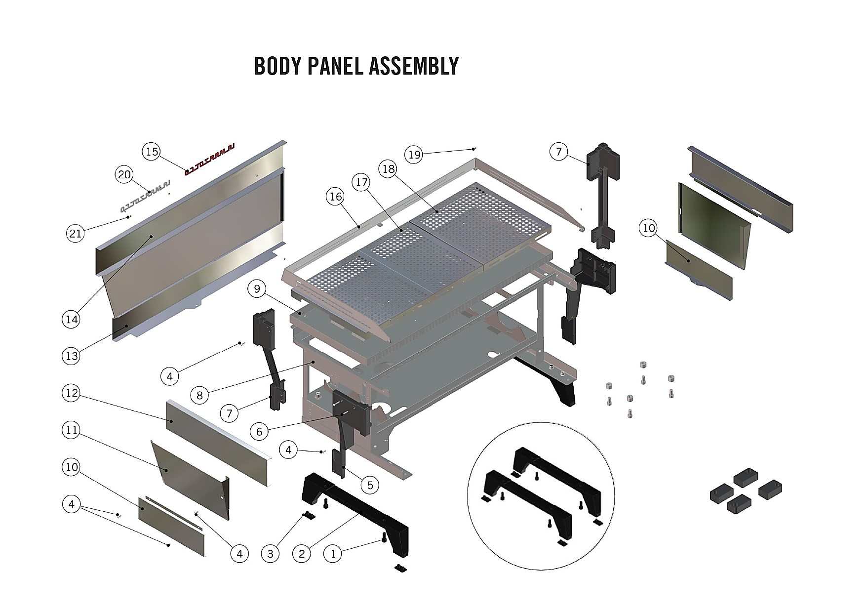 BODY PANEL ASSEMBLY - 1