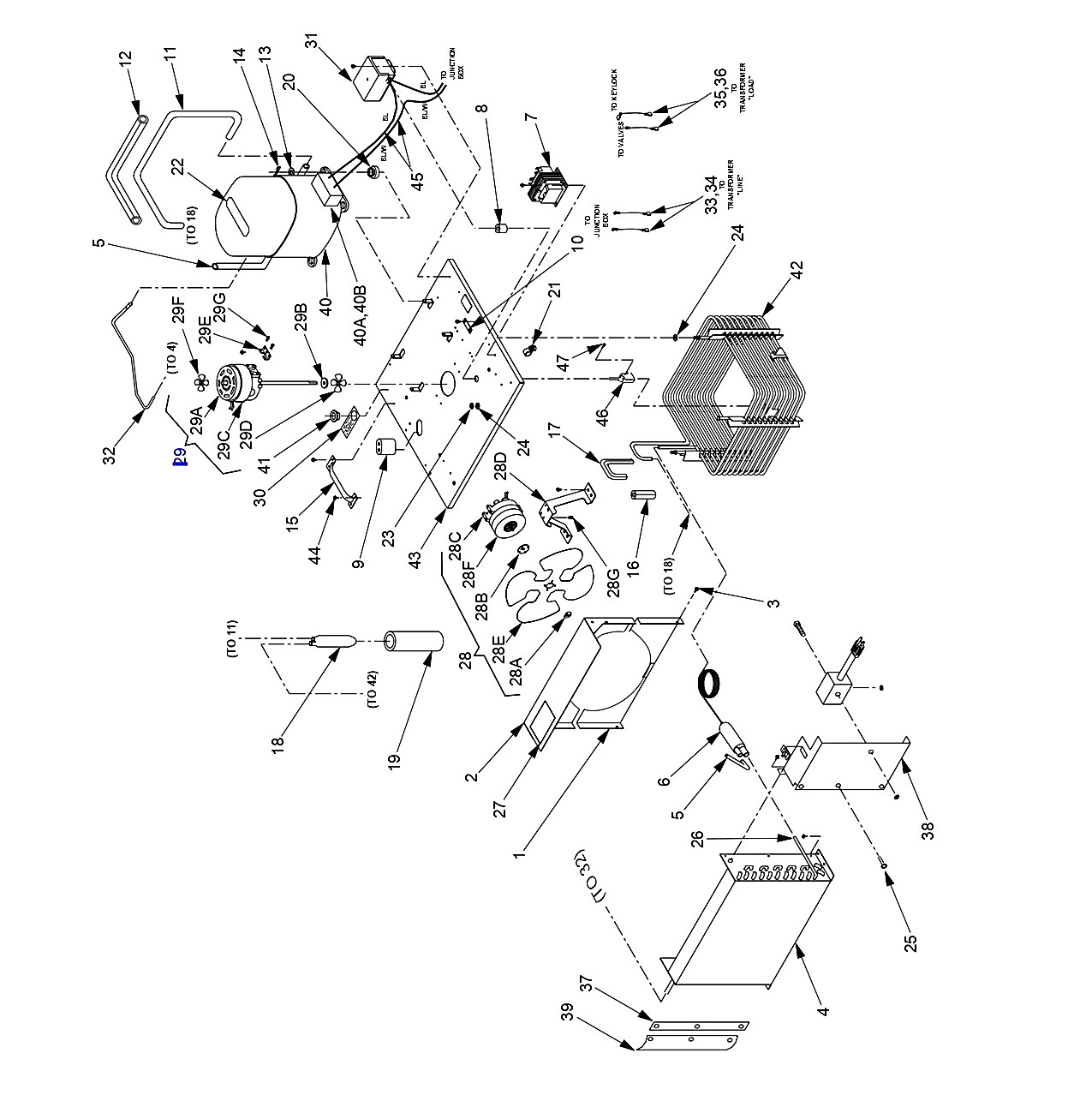 REFRIGERATION DECK ASSEMBLY