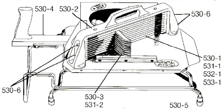 Tomato Tamer 1/2'' Cut 5 Blades