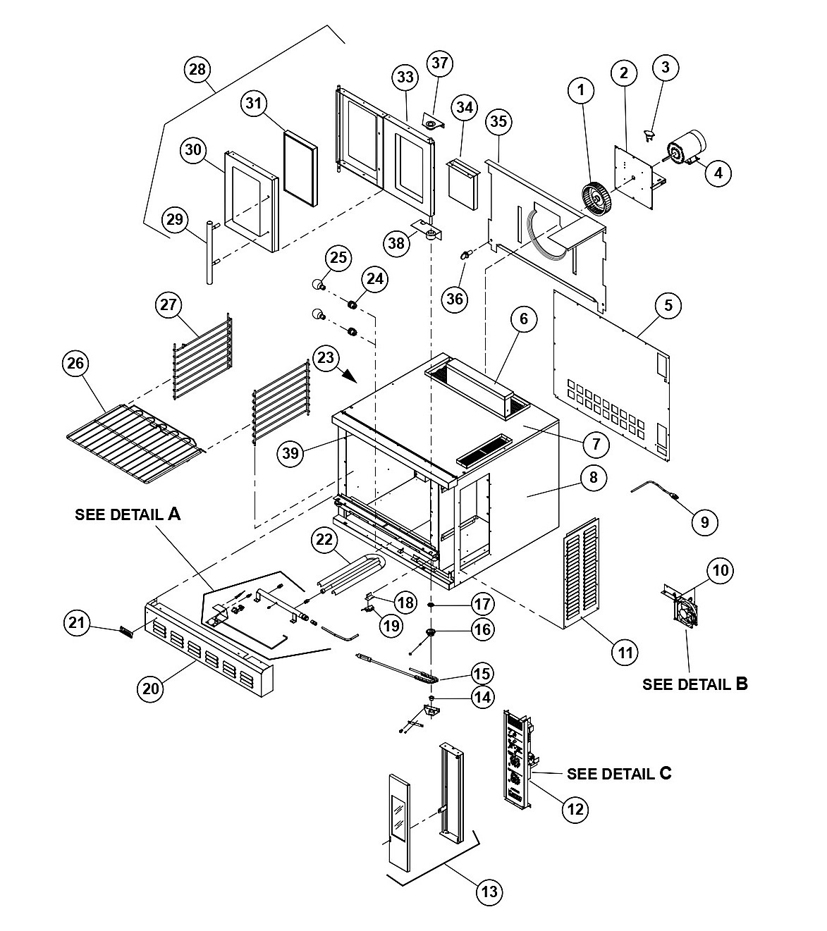 Gas Covection Oven