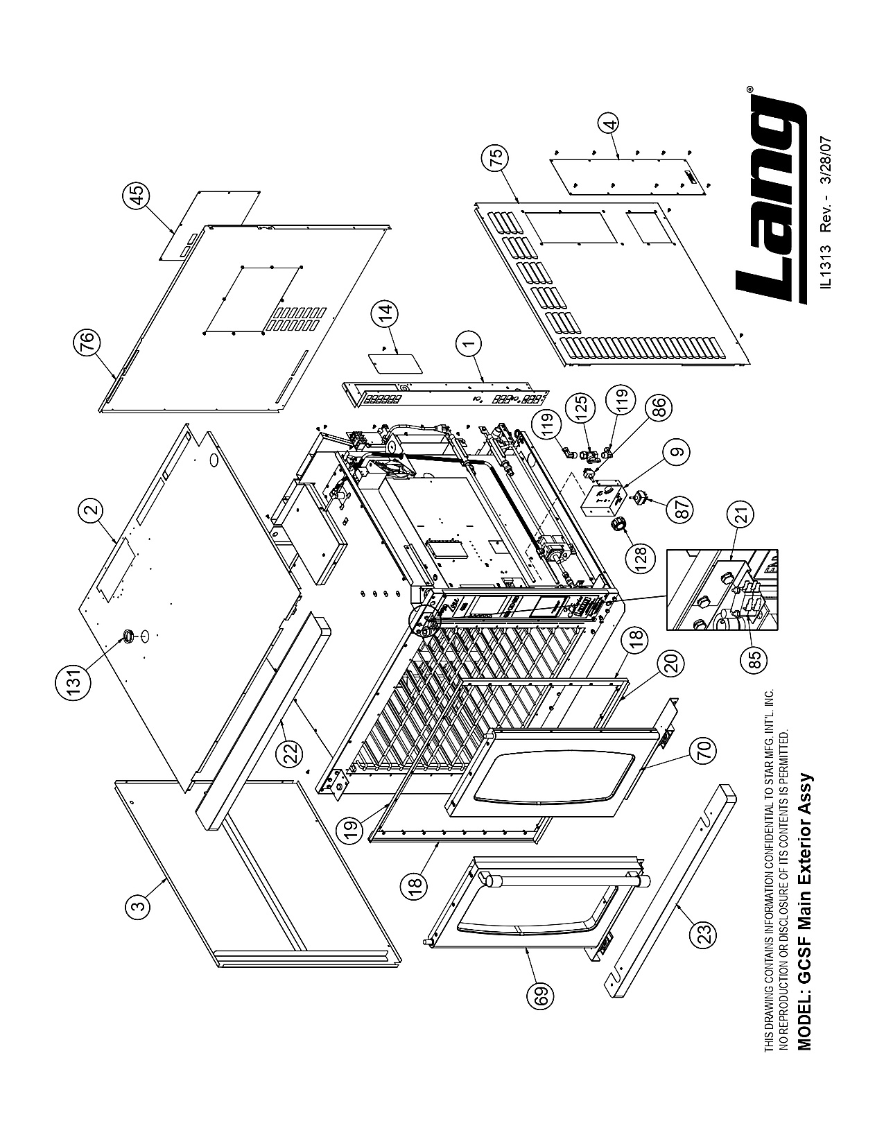 GCSF Main Exterior Assy