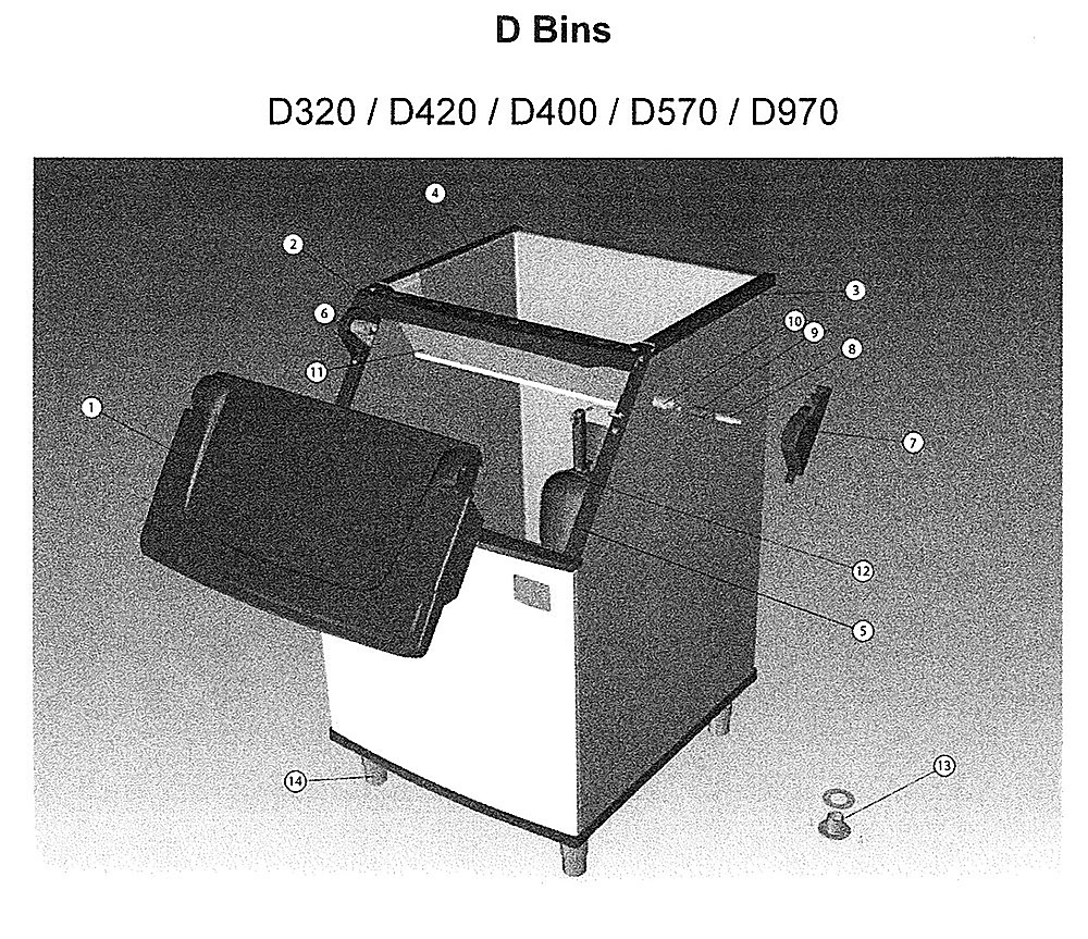 D Bins - D320/ D420 / D400 / D570 / D9970