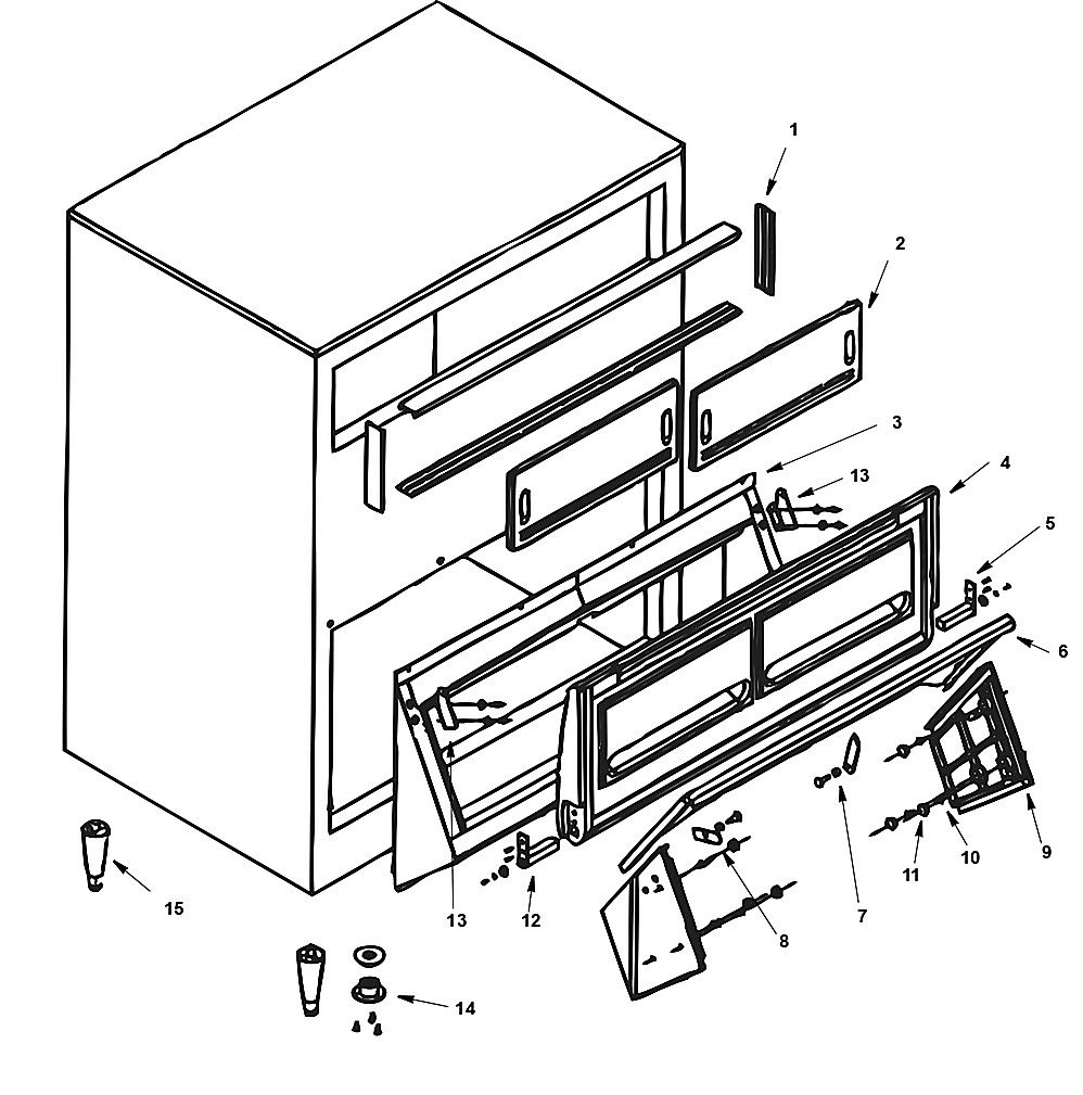 F SERIES STORAGE BINS BEFORE SERIAL NUMBER F100000027