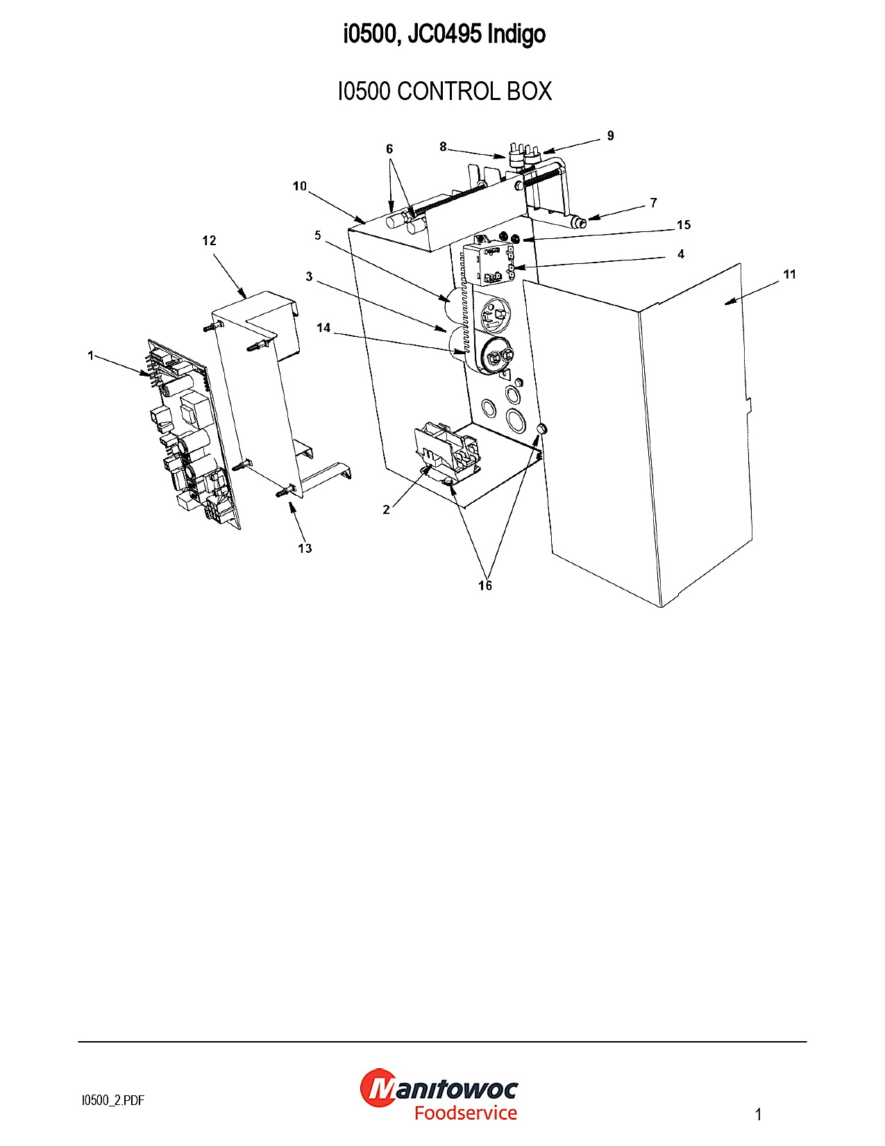 I0500 CONTROL BOX