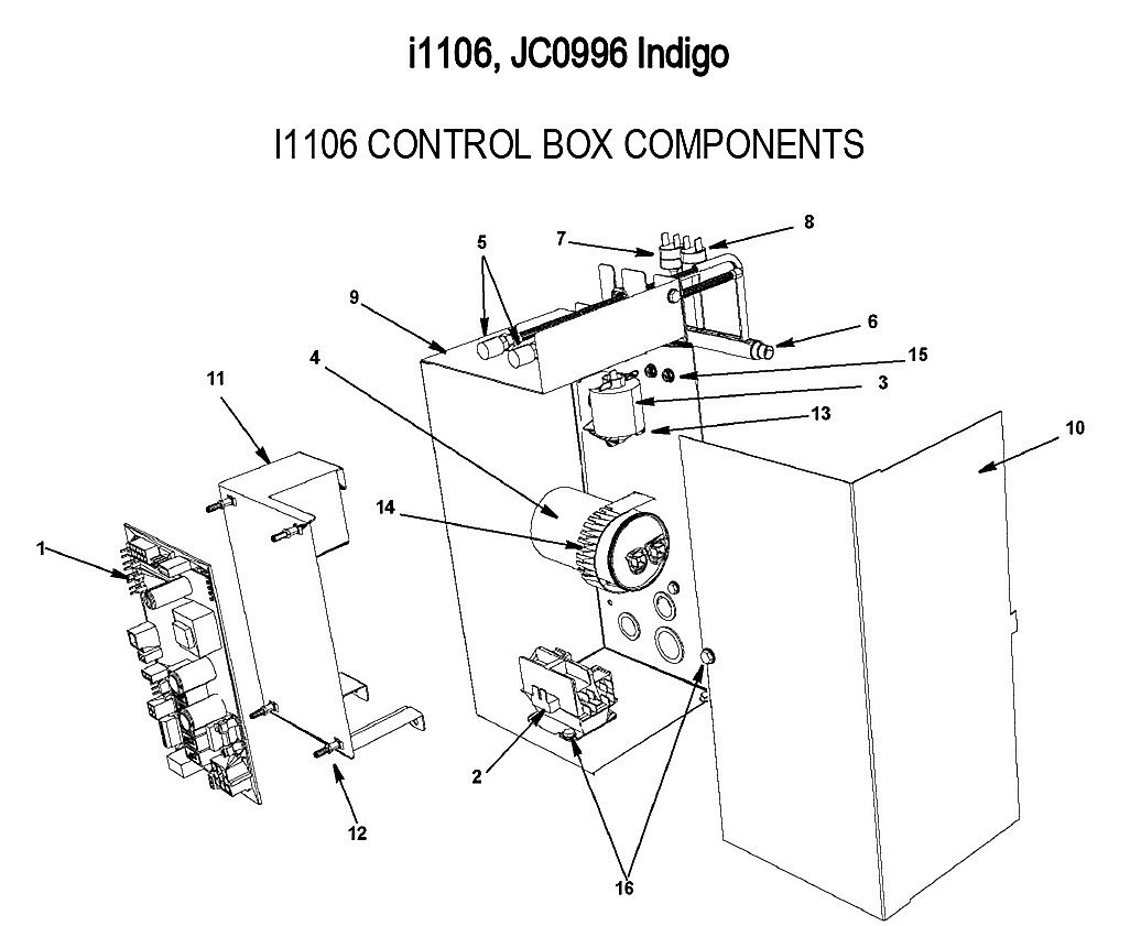 I1106 CONTROL BOX COMPONENTS
