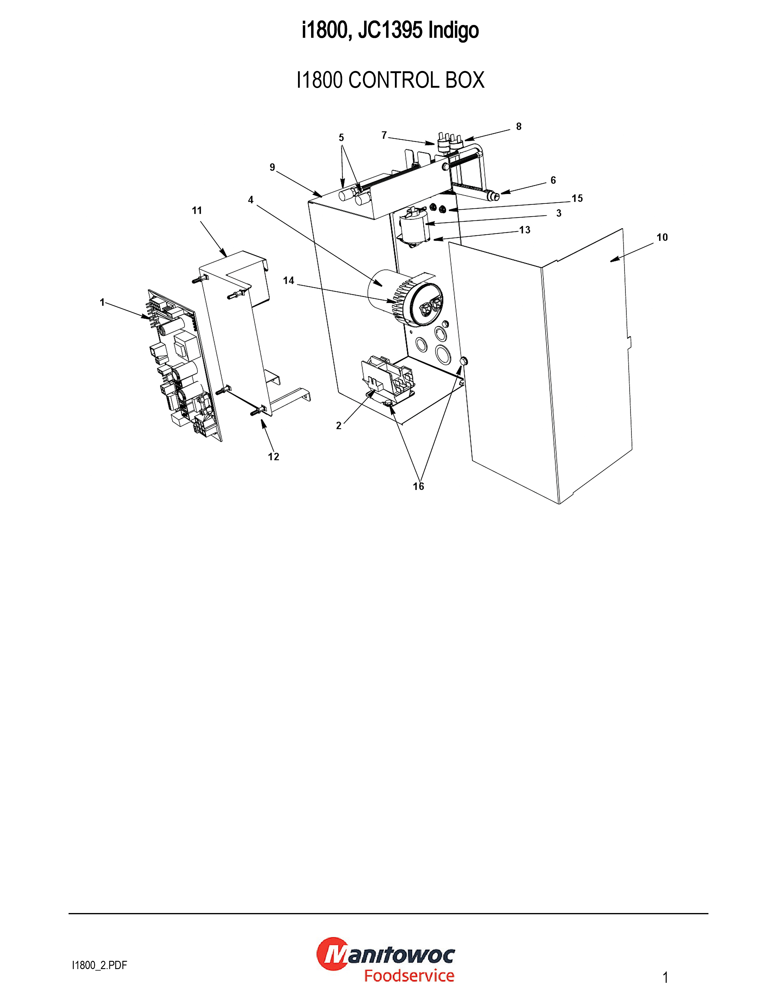 I1800 CONTROL BOX
