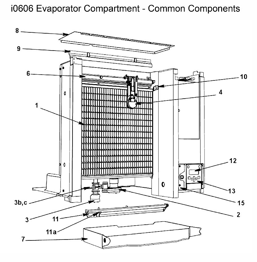 Evaporator Compartment - Common Components