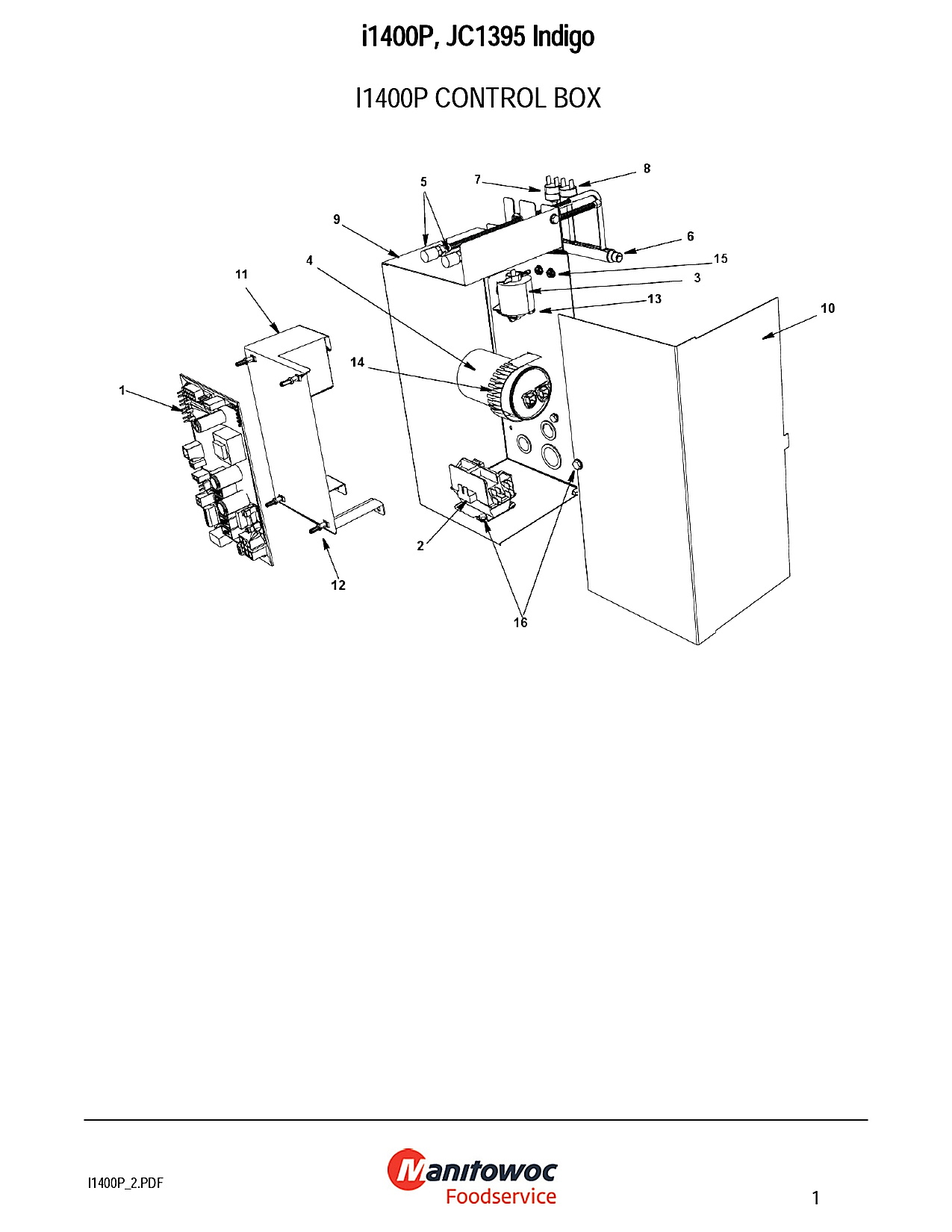 I1400P CONTROL BOX