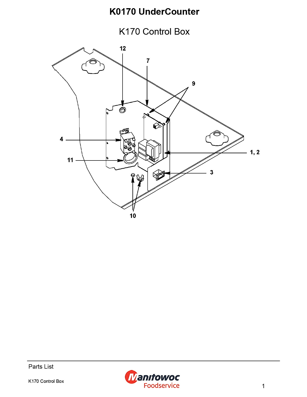 K170 Control Box