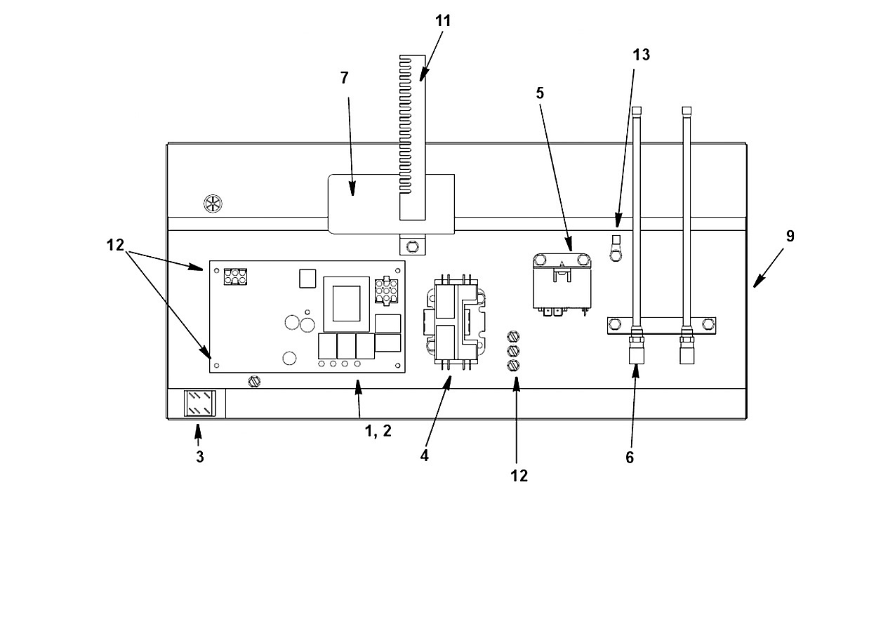 Q0370 - CONTROL BOX COMPONENTS