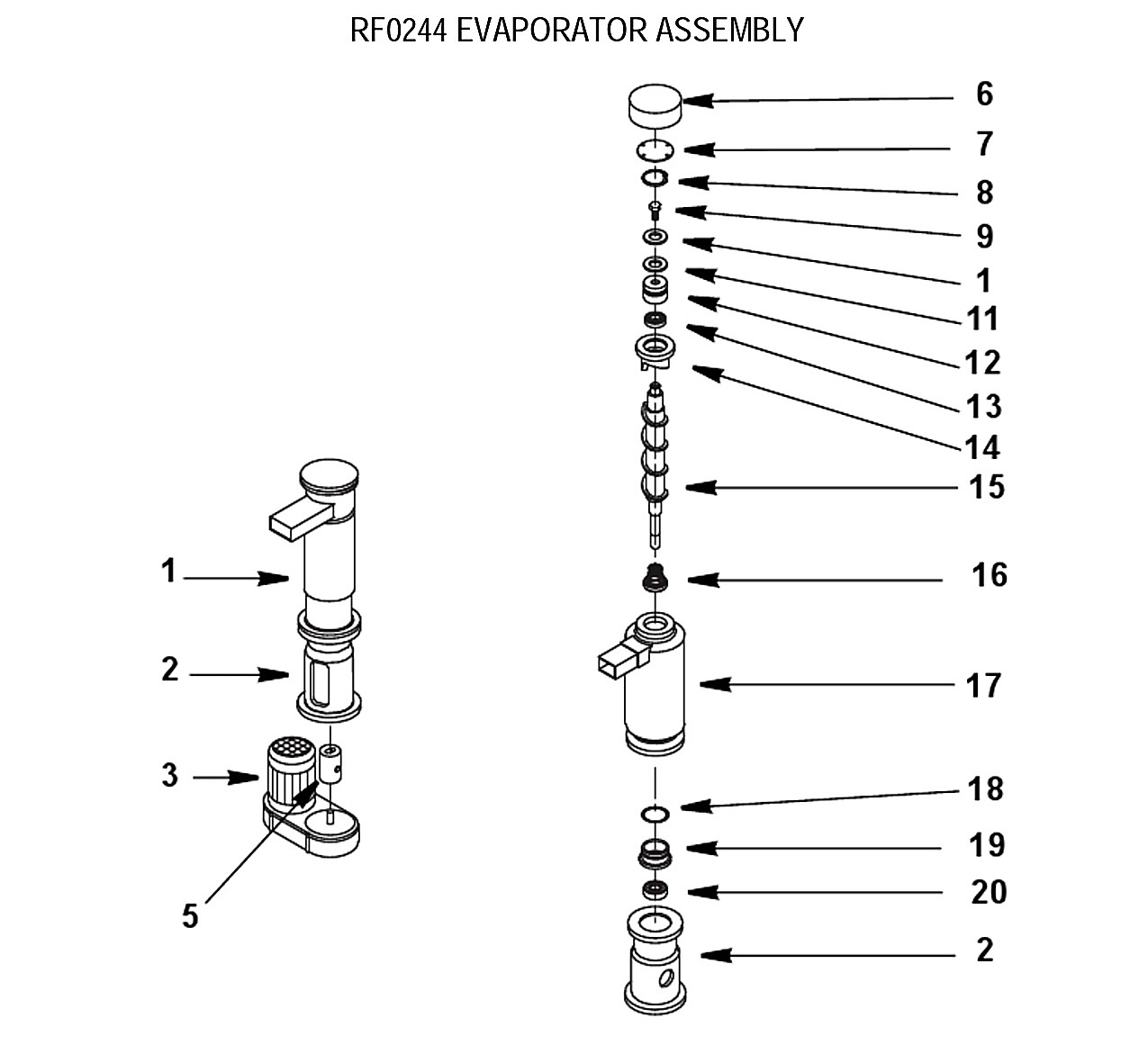 EVAPORATOR ASSEMBLY