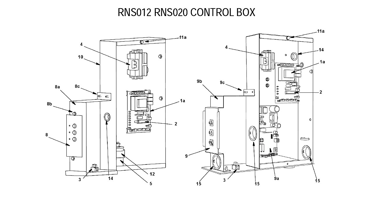 RNS012 RNS020 CONTROL BOX