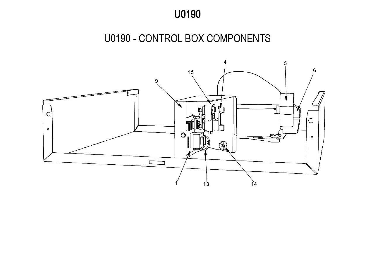 U0190 - CONTROL BOX COMPONENTS