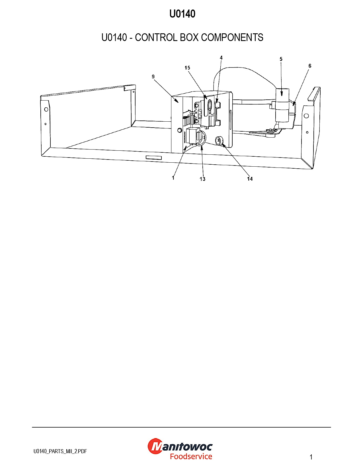 U0140 - CONTROL BOX COMPONENTS