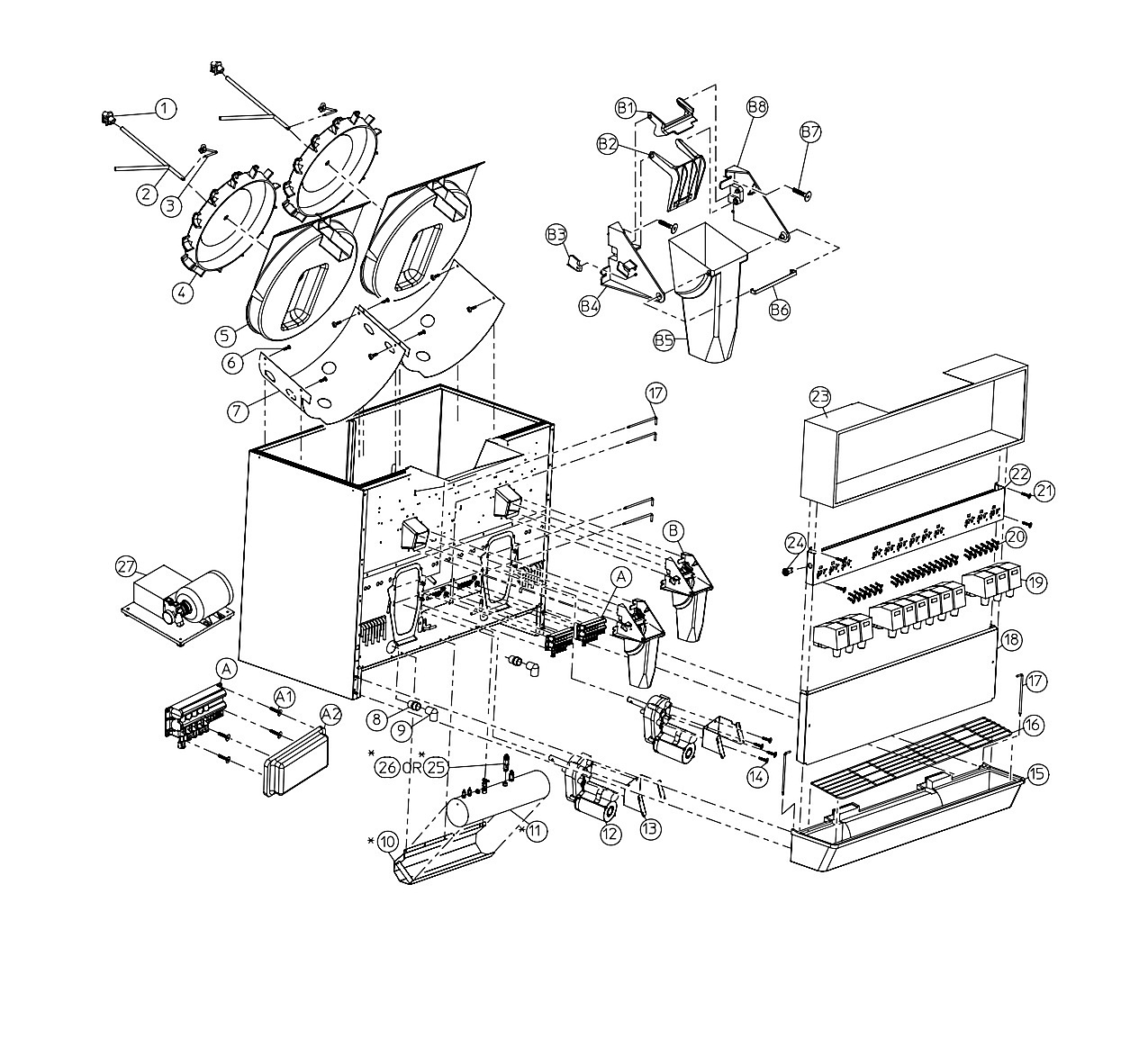 MDH 302 PARTS LIST