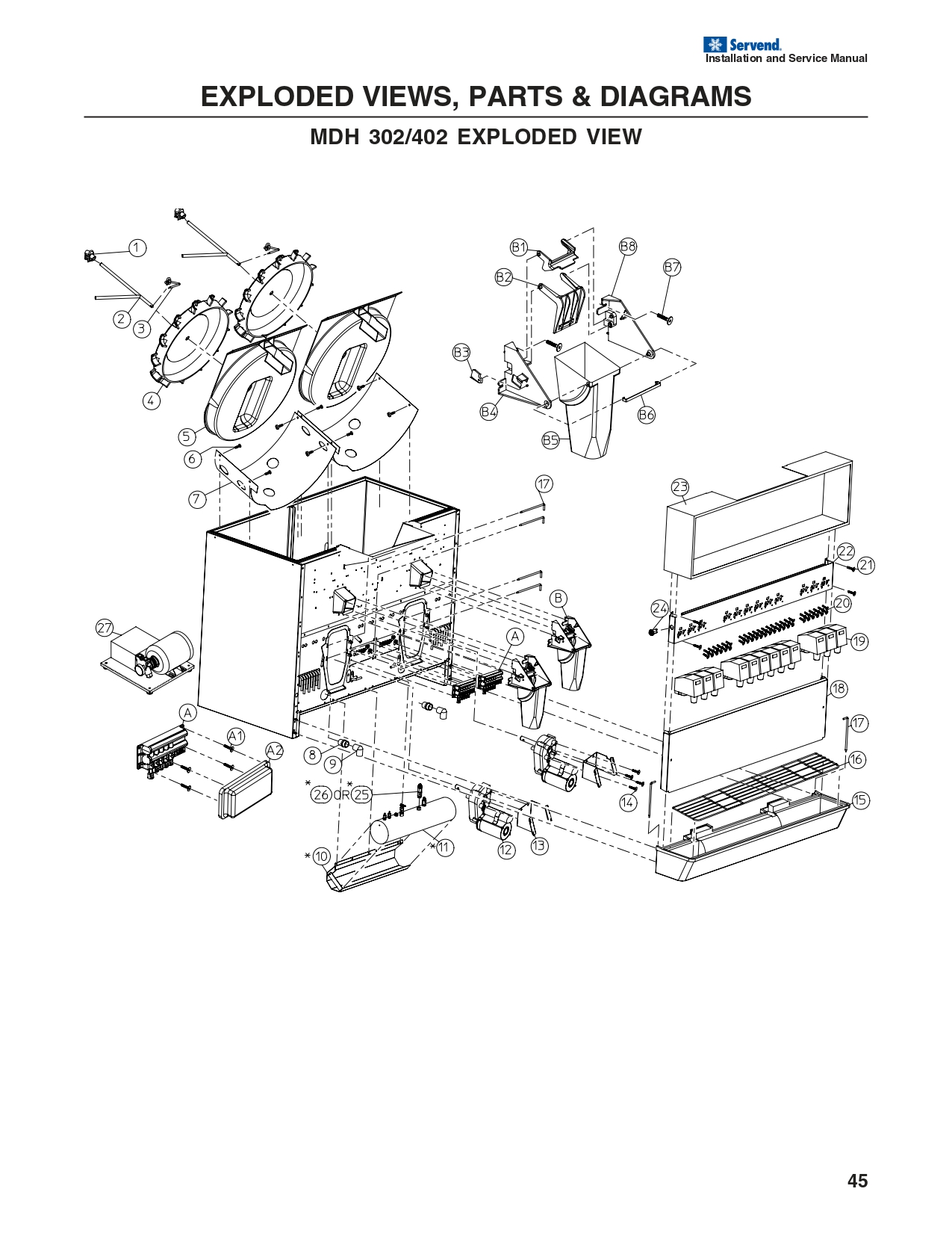 MDH 402 EXPLODED VIEW