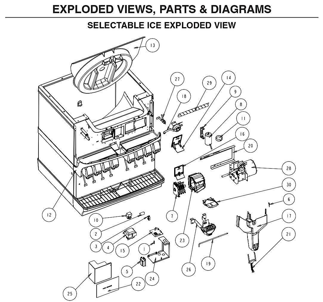 SELECTABLE ICE EXPLODED VIEW