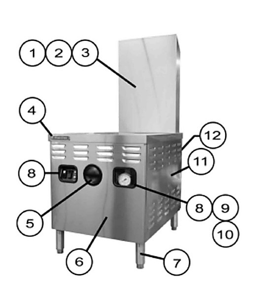 24� Boiler Base Cabinet Show