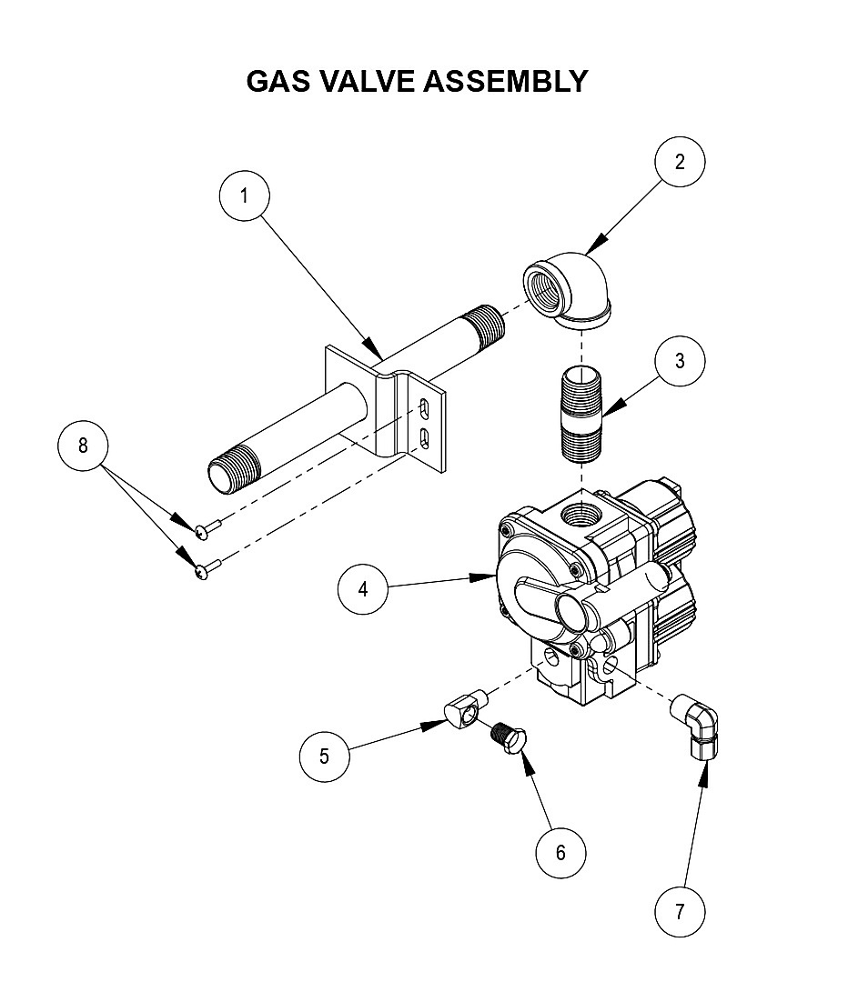 GAS VALVE ASSEMBLY