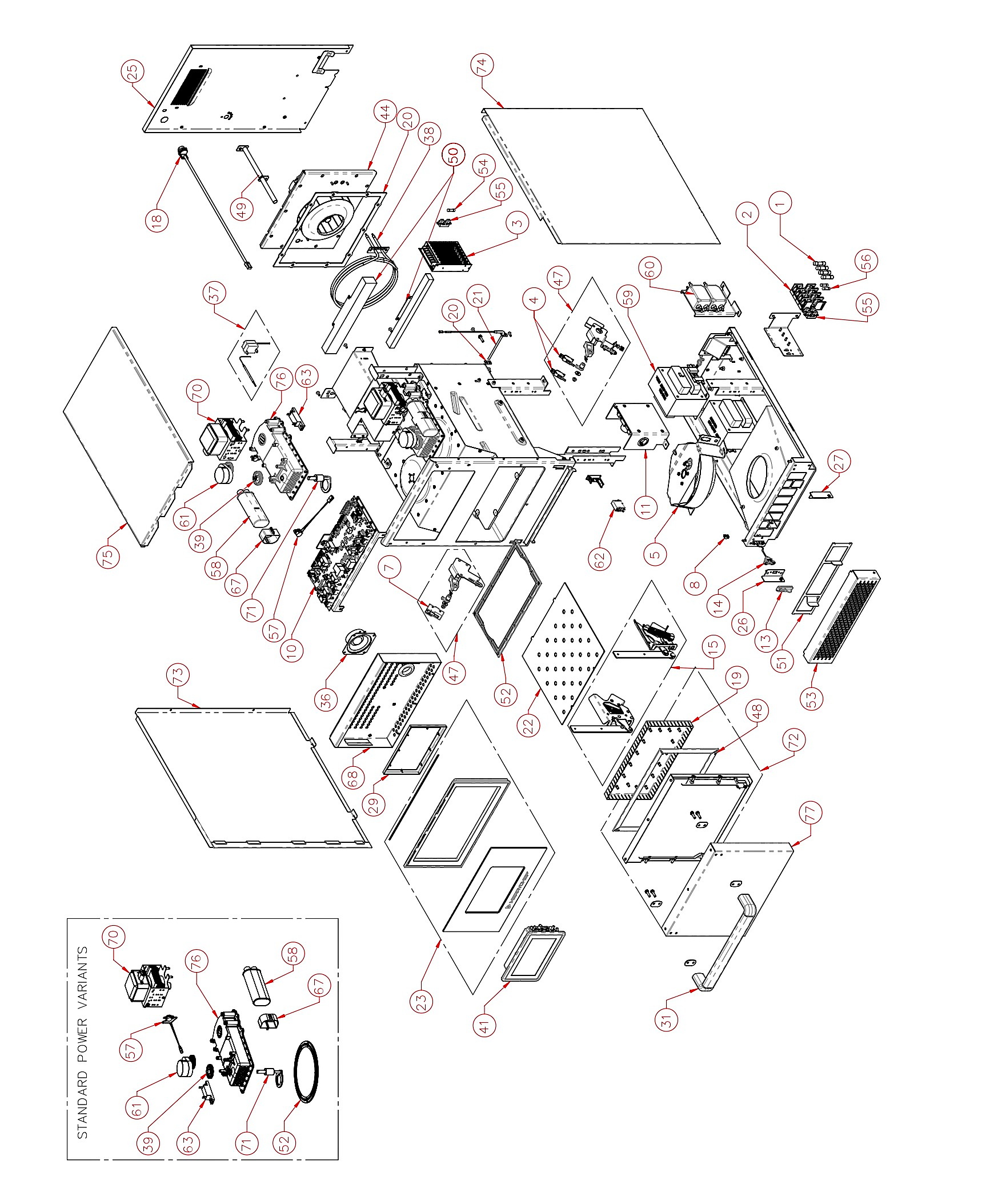 Merrychef conneX 12 Oven Recommended Parts List