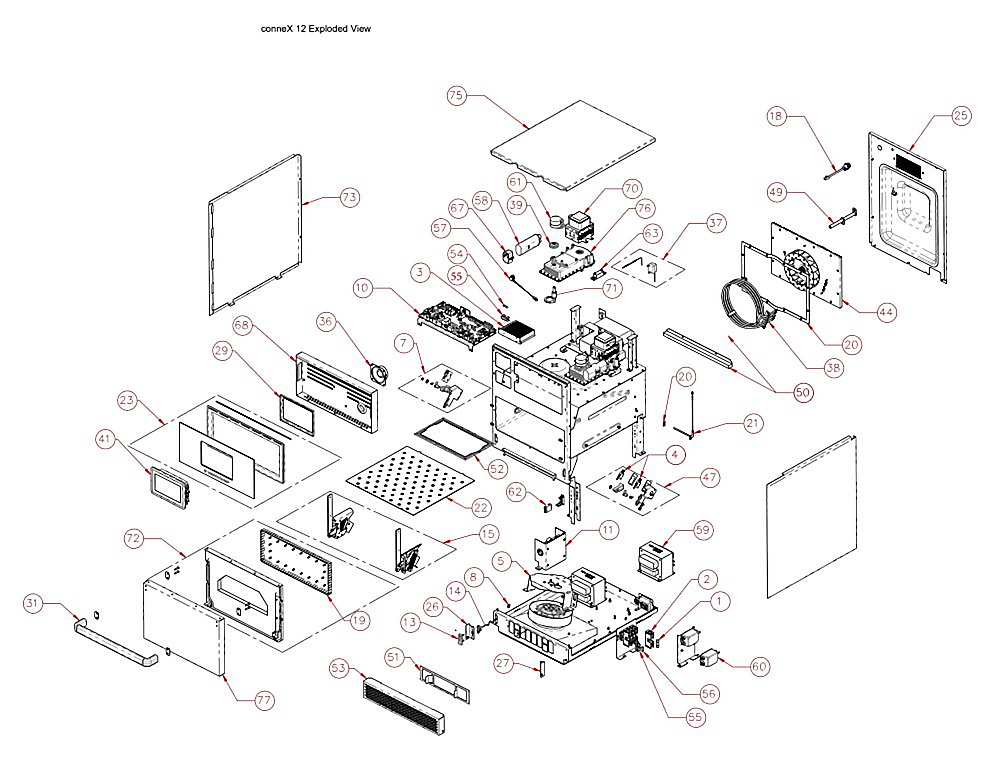 conneX 12 Exploded View