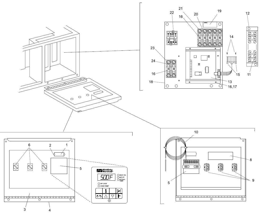 PS314SBI Control Panel and Door Assemblies