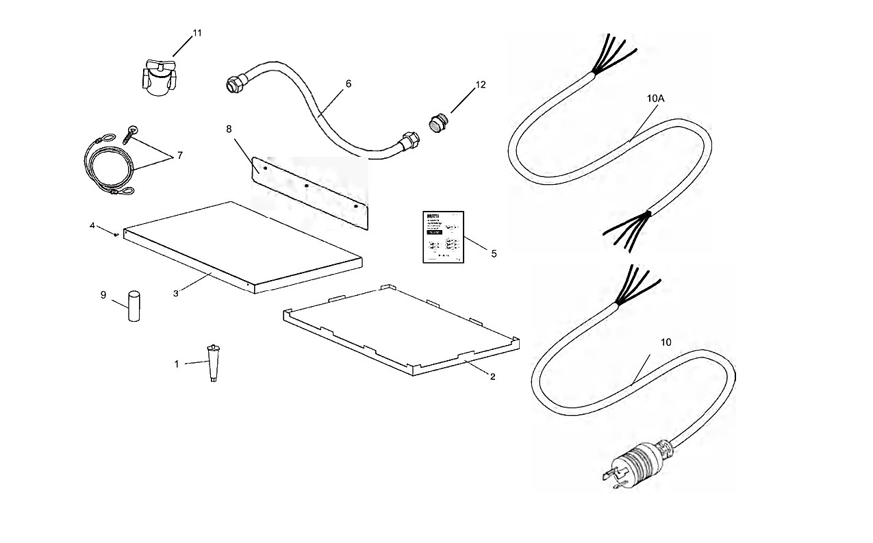 PARTS LIST FOR SERIES PS520 GAS OVEN