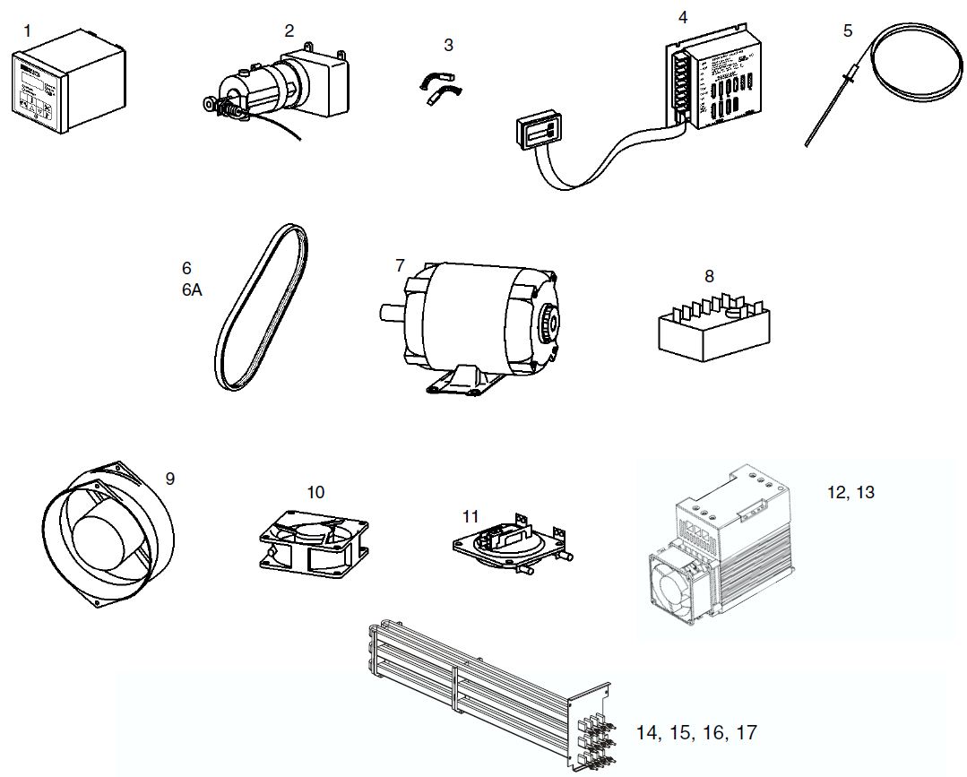 MD PS536ES Key Parts