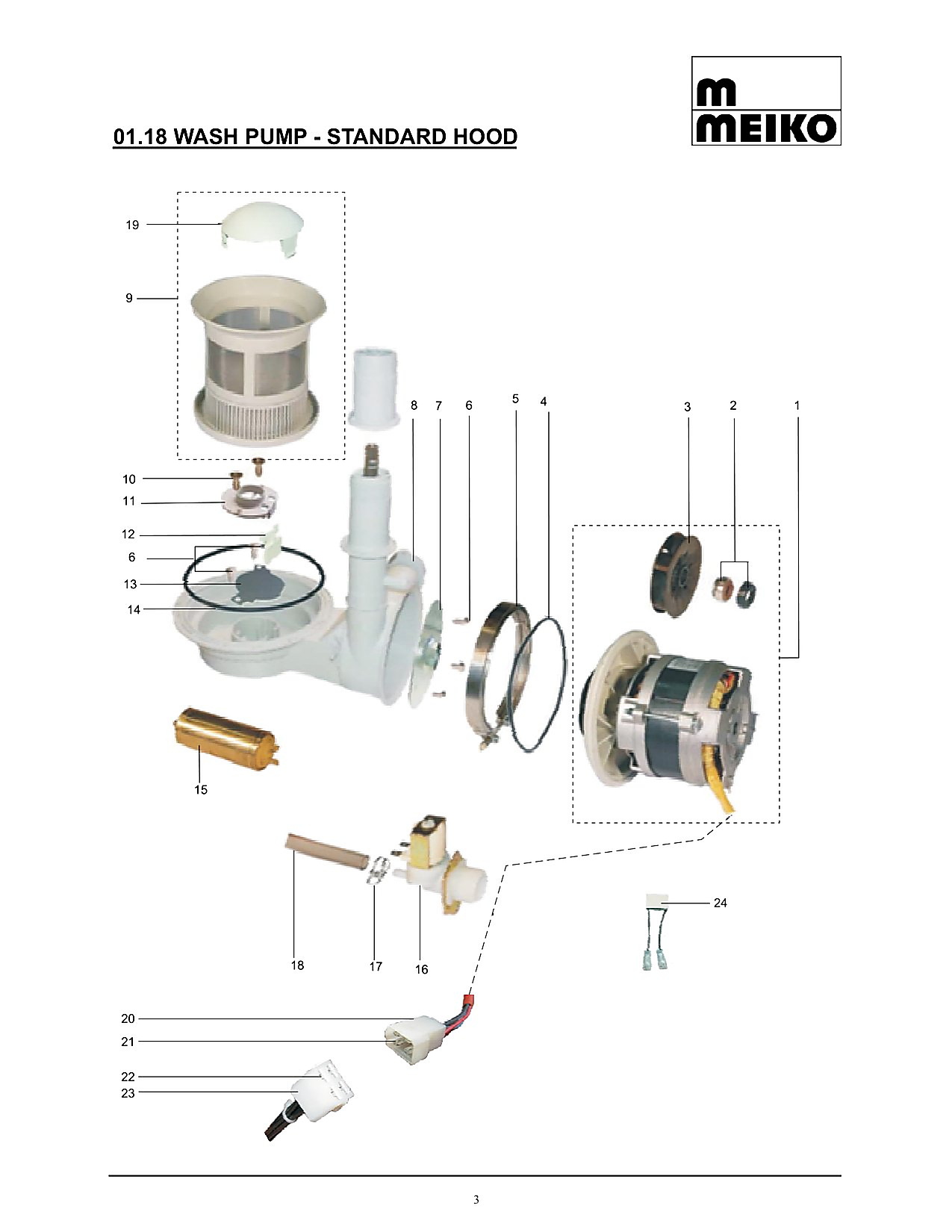 Wash Pump - Standard Hood