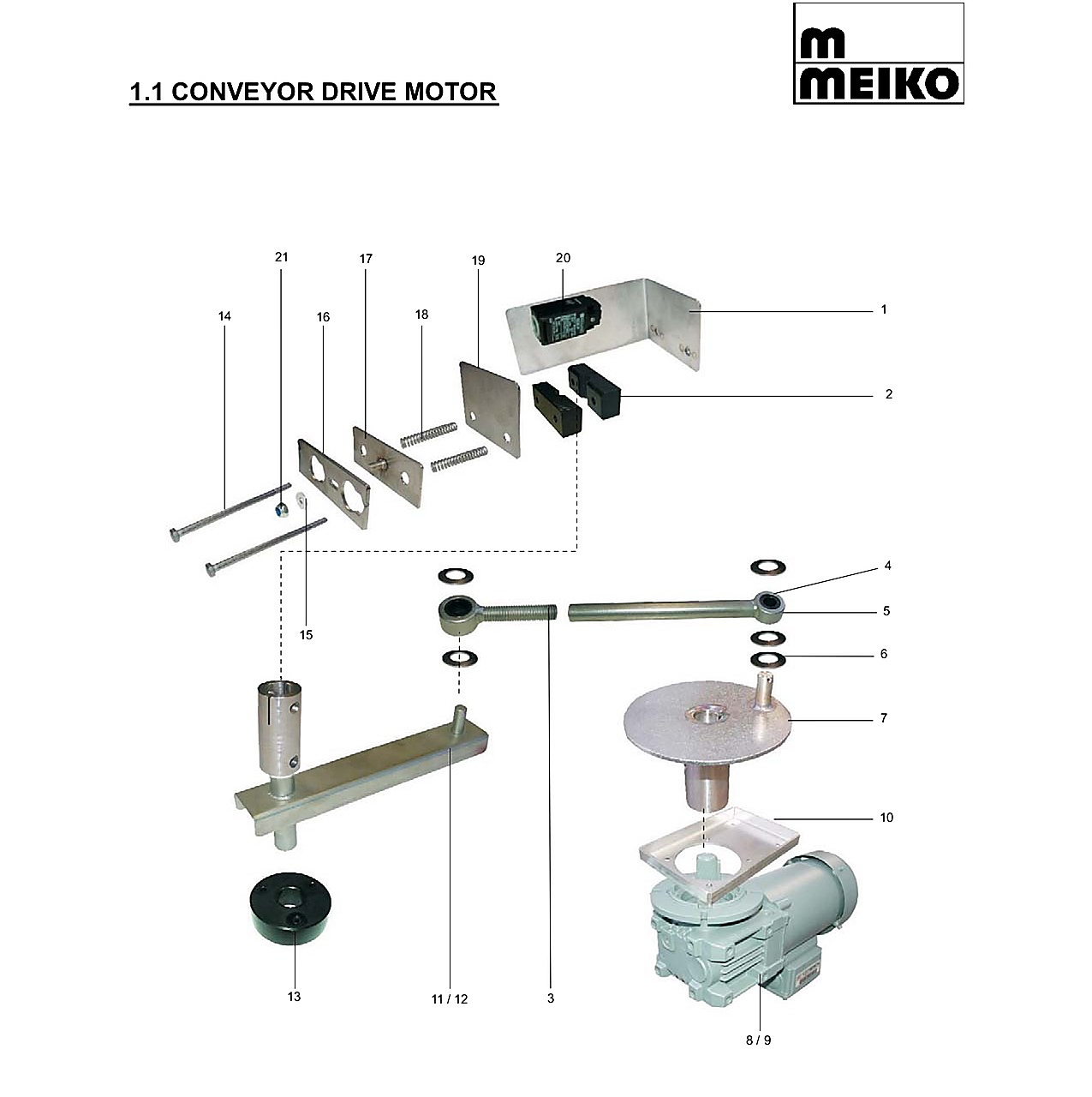 CONVEYOR DRIVE MOTOR