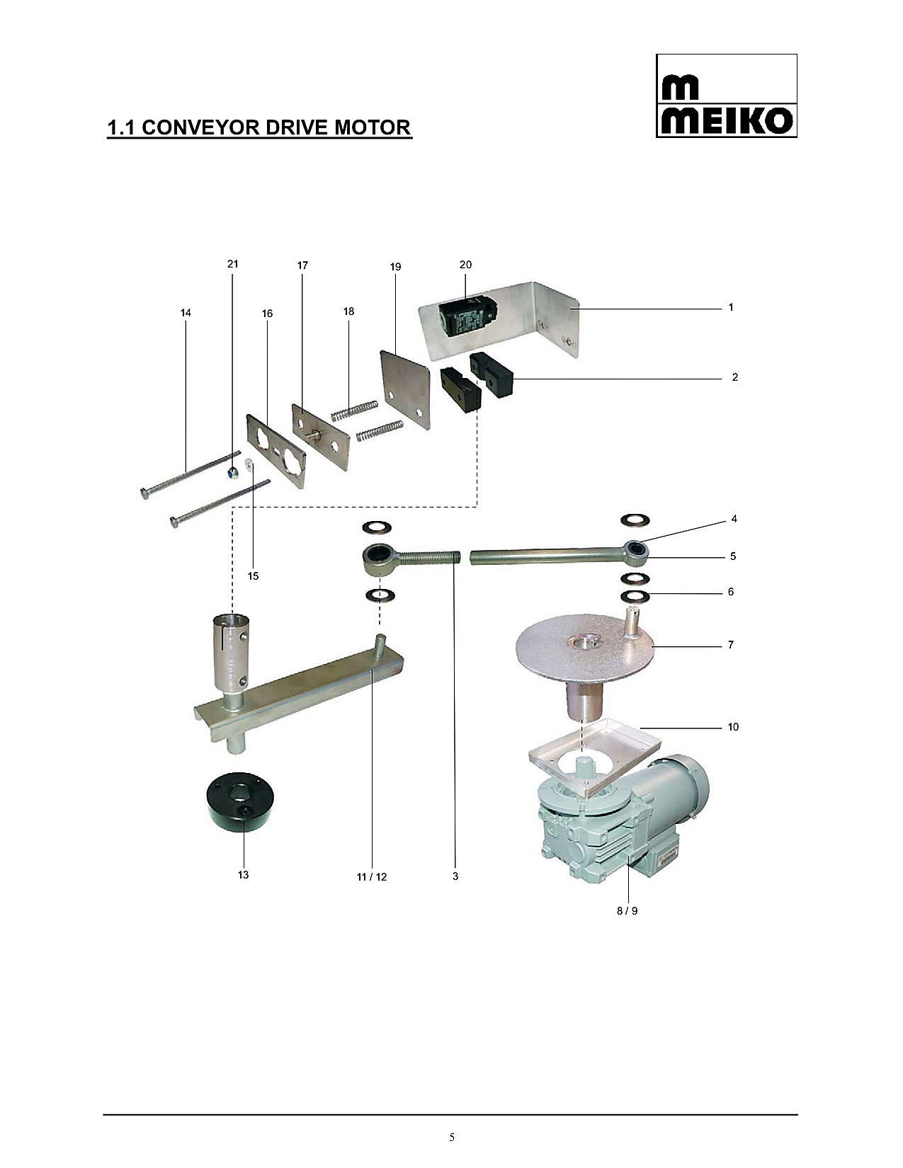 CONVEYOR DRIVE MOTOR