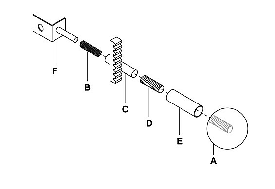 CARRIAGE POSITION HANDLE