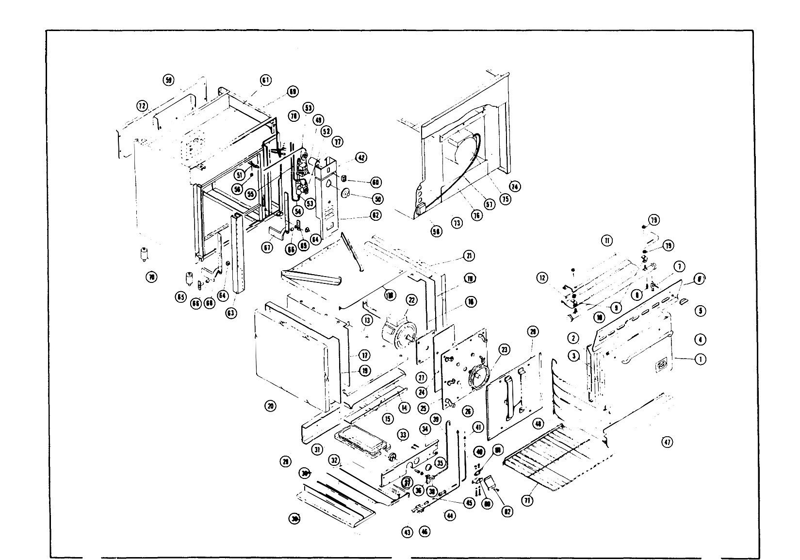 Vl36 SERIES MONTAGUE, CONVECTI ON OVEN TYPE
HEAVY DUTY GAS RANGE
