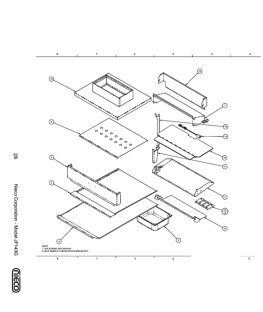Parts Location Drawings