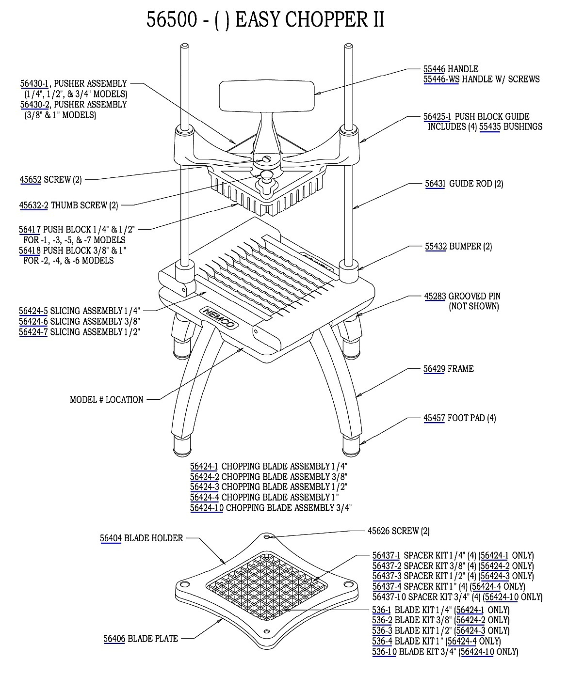 56500 - ( ) EASY CHOPPER II