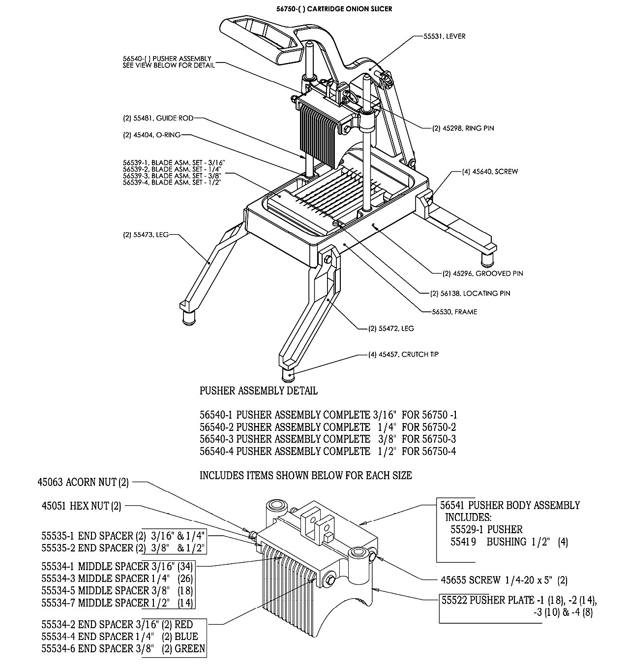 Cartridge Onion Slicer