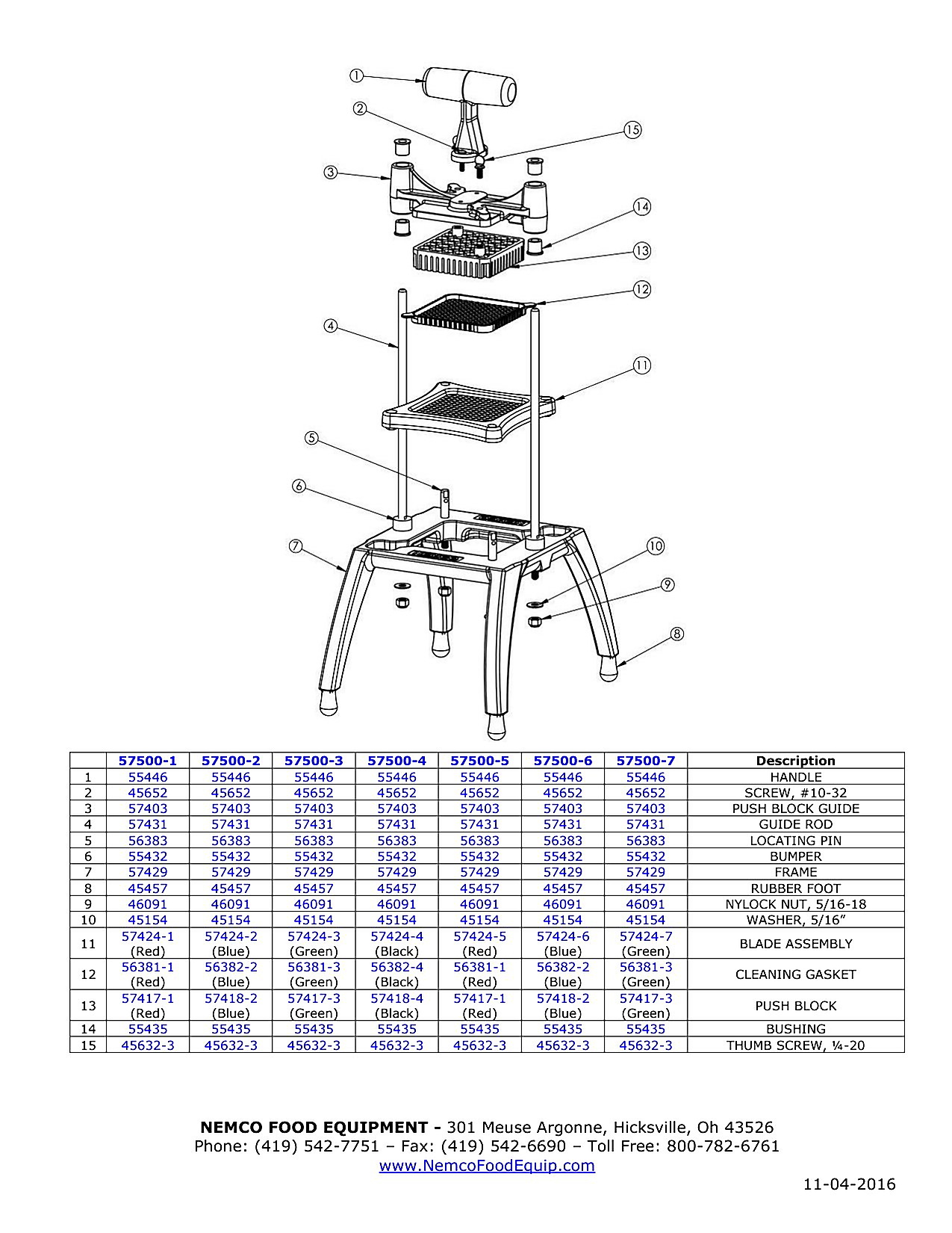 Push Block Assembly